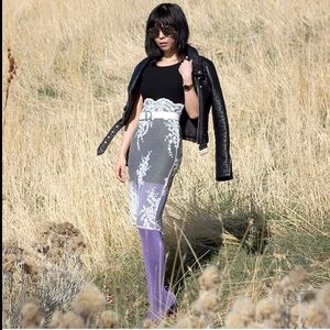 Thigh high otk nylon boots